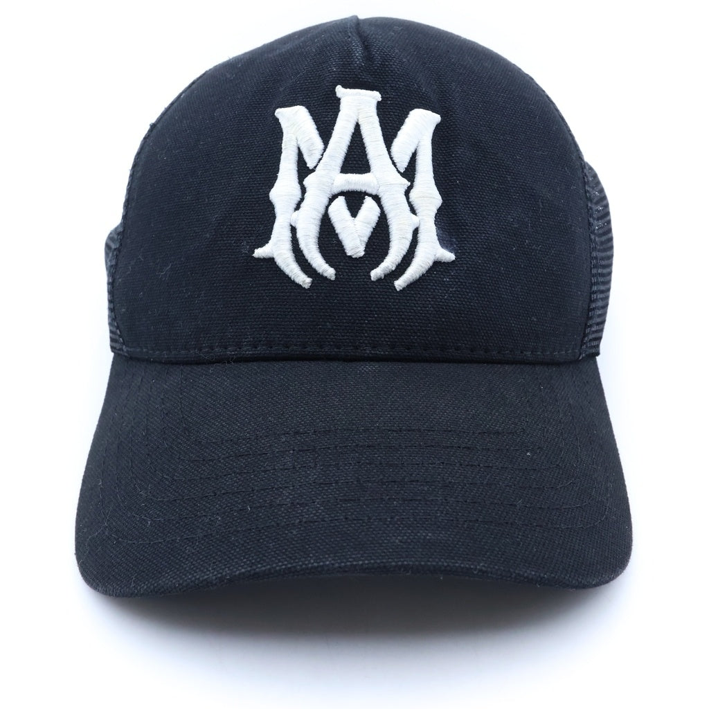 AMIRI(アミリ) MAロゴ トラッカーメッシュキャップ ブラック