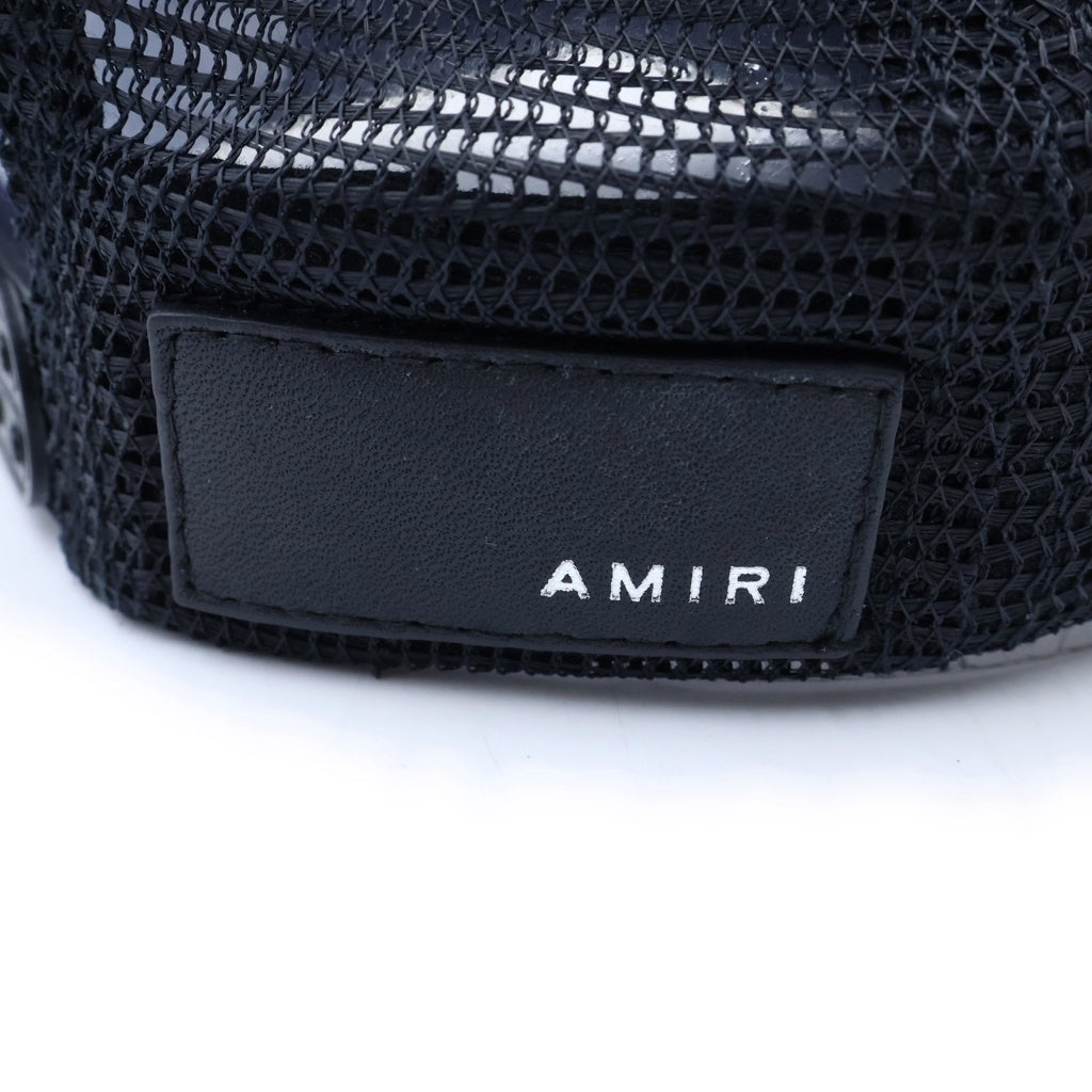 AMIRI(アミリ) MAロゴ トラッカーメッシュキャップ ブラック
