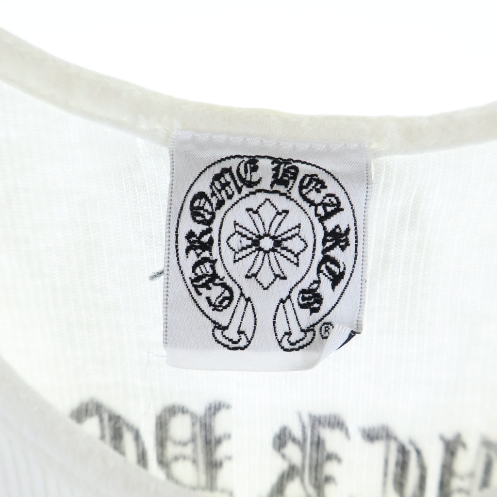 CHROME HEARTS(クロムハーツ) OLD CELTIC CROSS RIB TANK TOP ケルティッククロス タンクトップ カットソー ホワイト