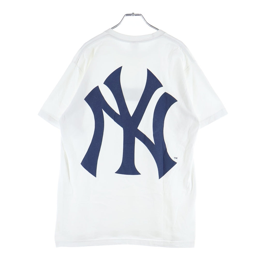 SUPREME(シュプリーム) 15SS New York Yankees Box Logo Tee ニューヨーク ヤンキース ボックスロゴ 両面プリント 半袖Tシャツ カットソー ホワイト