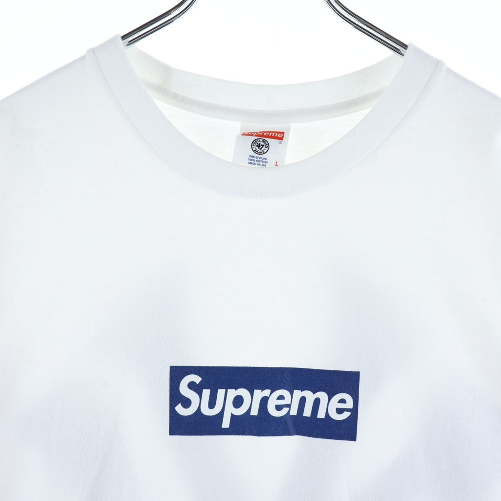 SUPREME(シュプリーム) 15SS New York Yankees Box Logo Tee ニューヨーク ヤンキース ボックスロゴ 両面プリント 半袖Tシャツ カットソー ホワイト