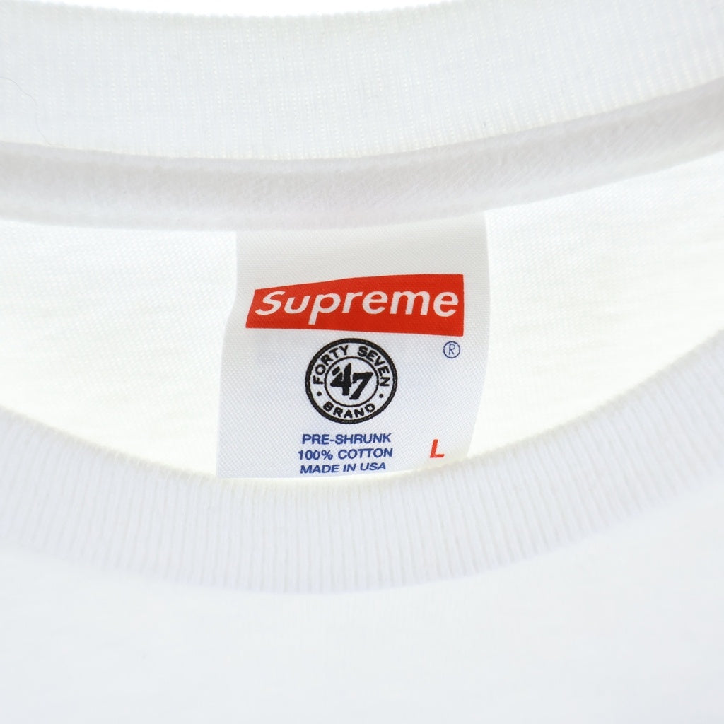 SUPREME(シュプリーム) 15SS New York Yankees Box Logo Tee ニューヨーク ヤンキース ボックスロゴ 両面プリント 半袖Tシャツ カットソー ホワイト