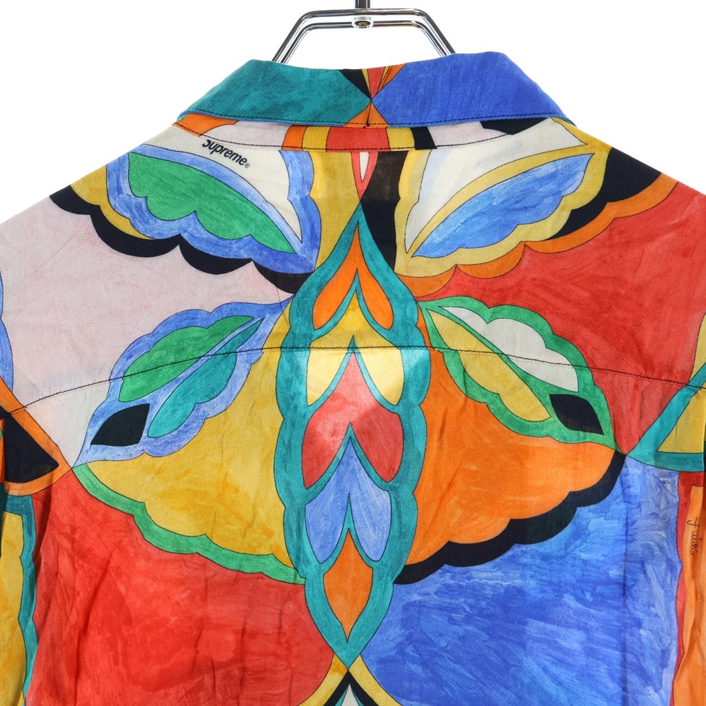 SUPREME(シュプリーム) 21SS Emilio Pucci L/S Shirt エミリオプッチ 総柄デザイン 長袖シャツ マルチ