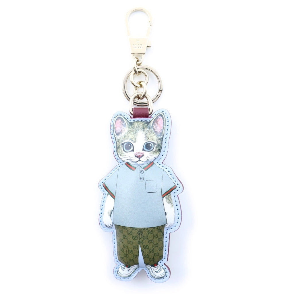 GUCCI(グッチ) ×ヒグチユウコ ボリス キーチャーム グレー