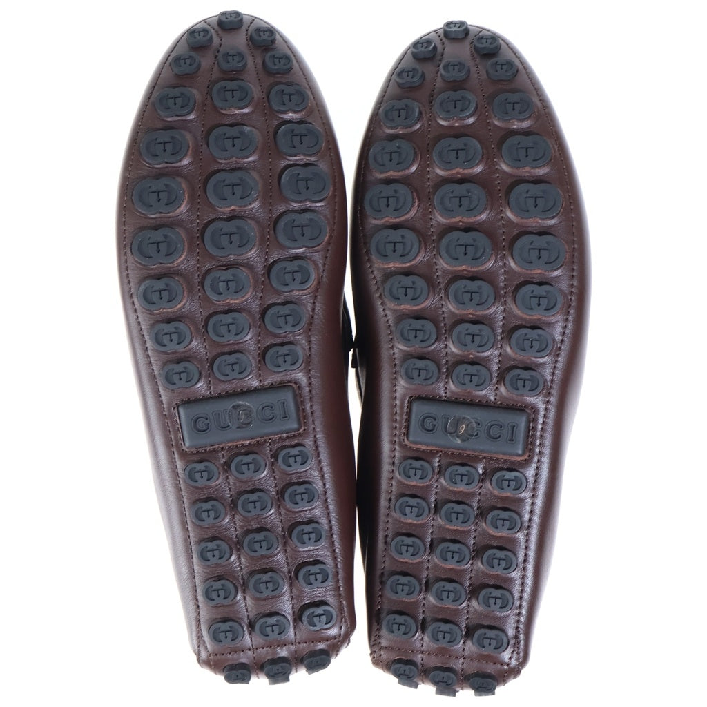 GUCCI(グッチ) 26SS ホースビット ドライビングシューズ ローファー ブラウン 765859