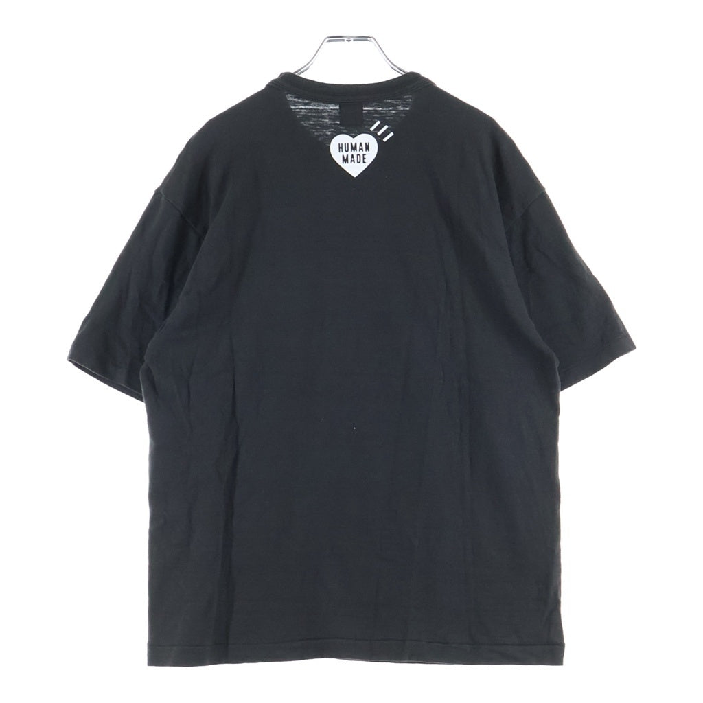 HUMAN MADE(ヒューマンメイド) 24AW ダックグラフィックプリント半袖Tシャツ カットソー ブラック