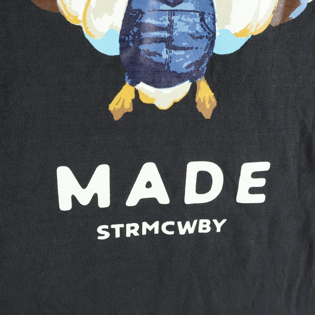 HUMAN MADE(ヒューマンメイド) 24AW ダックグラフィックプリント半袖Tシャツ カットソー ブラック