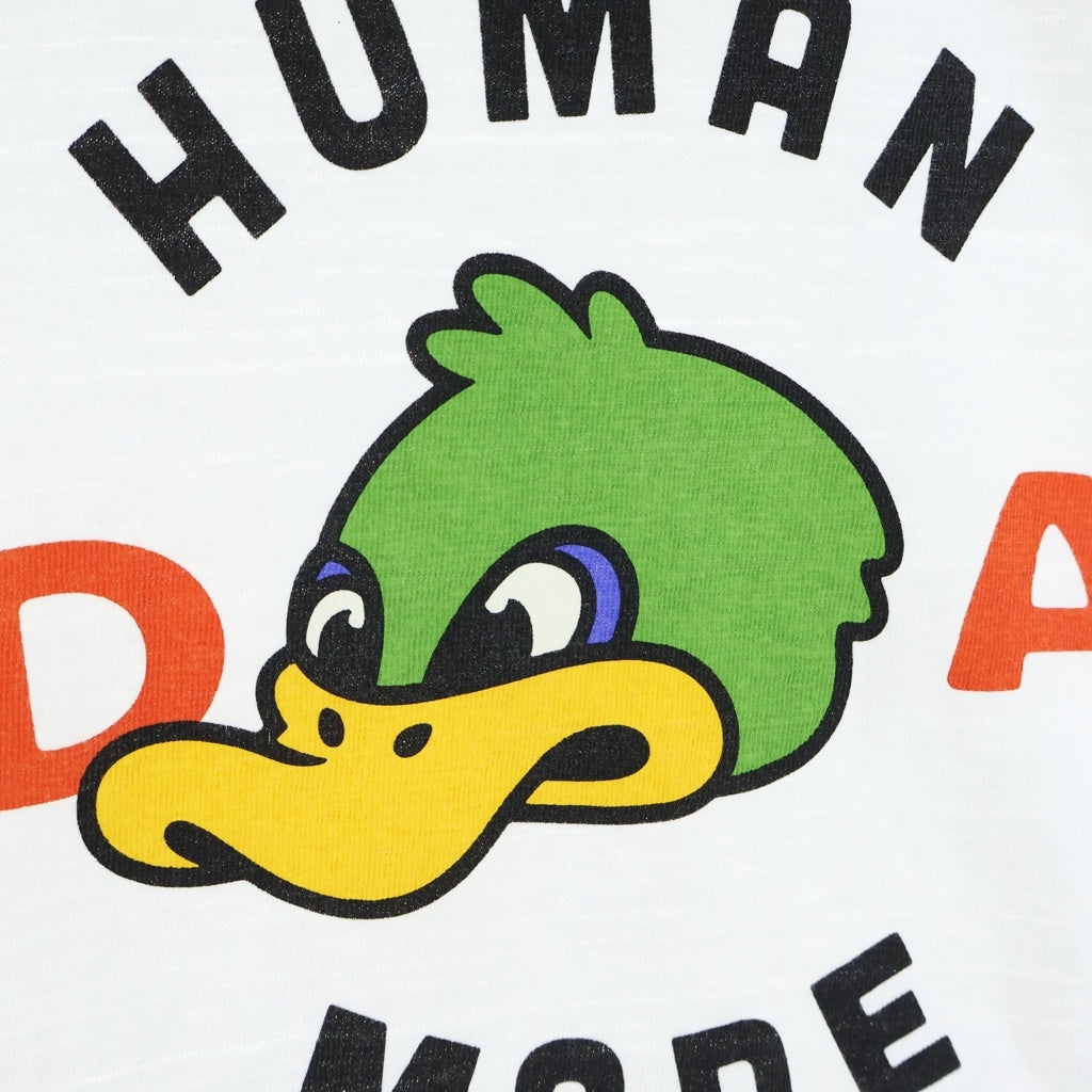 HUMAN MADE(ヒューマンメイド) 25SS アヒルグラフィックプリント半袖Tシャツ カットソー ホワイト