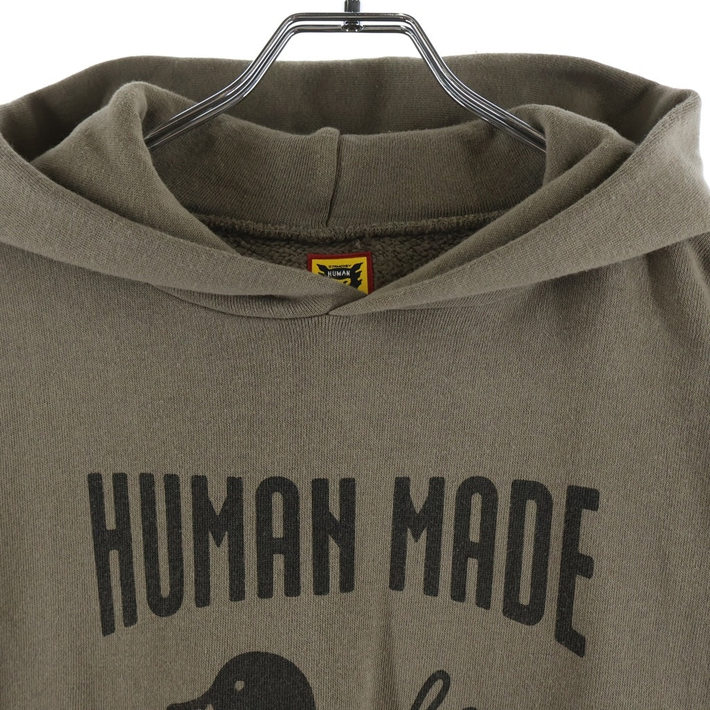 HUMAN MADE(ヒューマンメイド) TSURIAMI HOODIE プルオーバーパーカー フーディー ブラウン HM28CS040