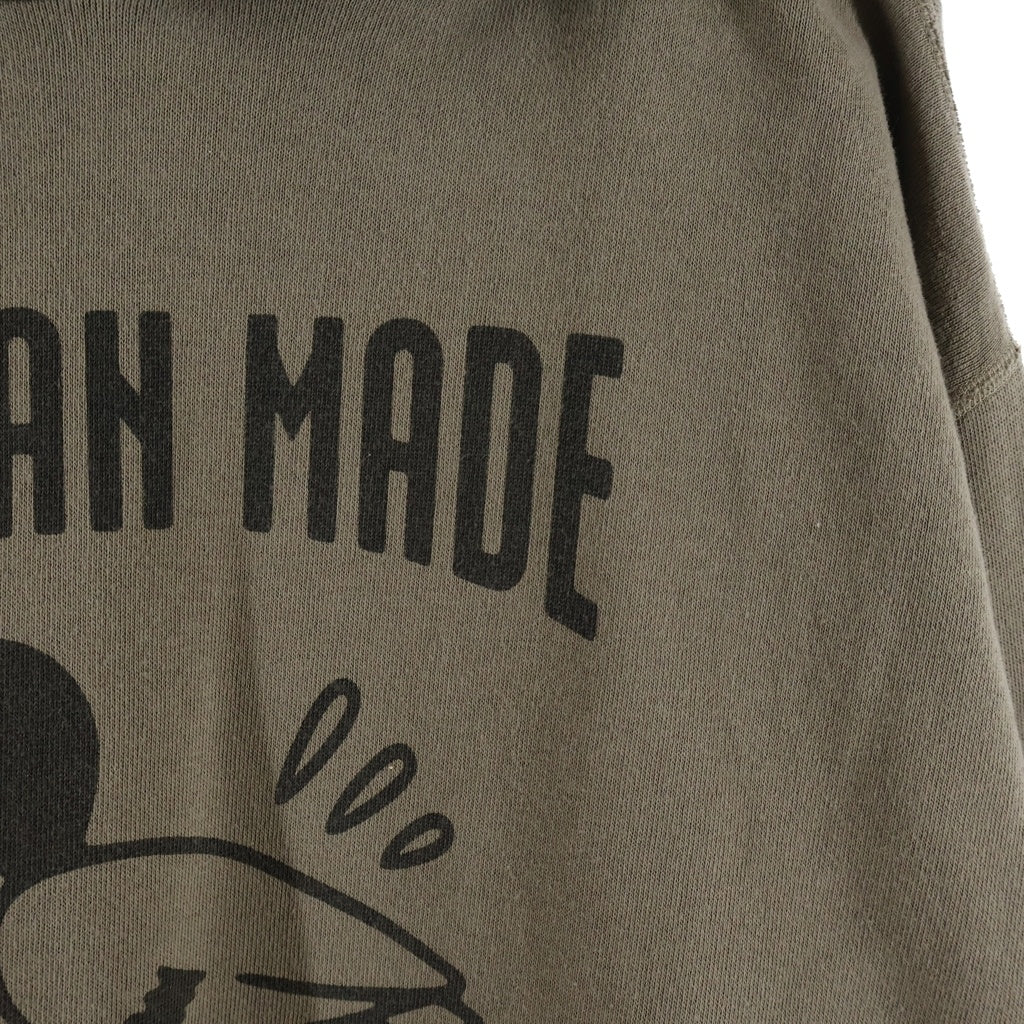 HUMAN MADE(ヒューマンメイド) TSURIAMI HOODIE プルオーバーパーカー フーディー ブラウン HM28CS040