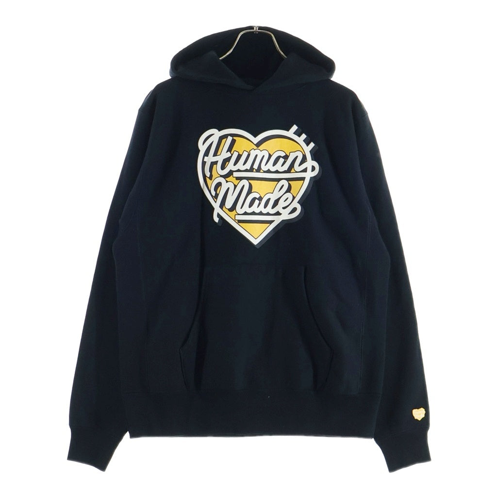 HUMAN MADE(ヒューマンメイド) 24AW HEAVYWEIGHT HOODIE プルオーバーパーカー フーディー ブラック HM28CS046