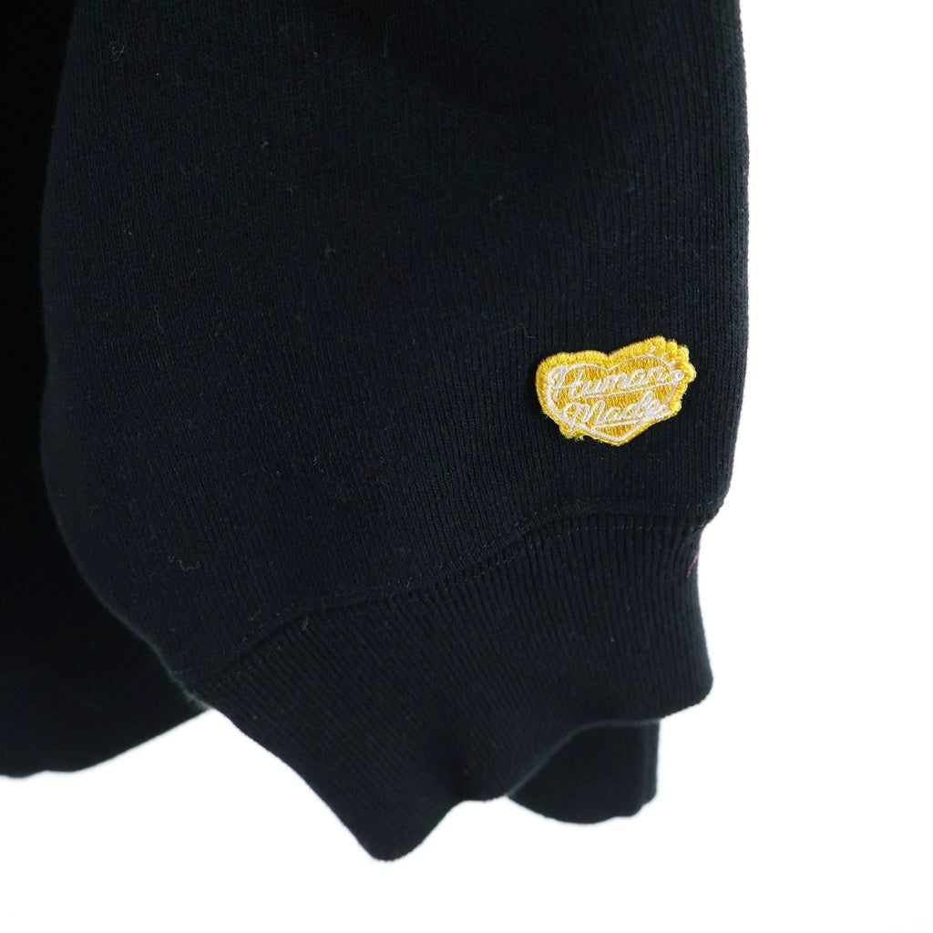 HUMAN MADE(ヒューマンメイド) 24AW HEAVYWEIGHT HOODIE プルオーバーパーカー フーディー ブラック HM28CS046