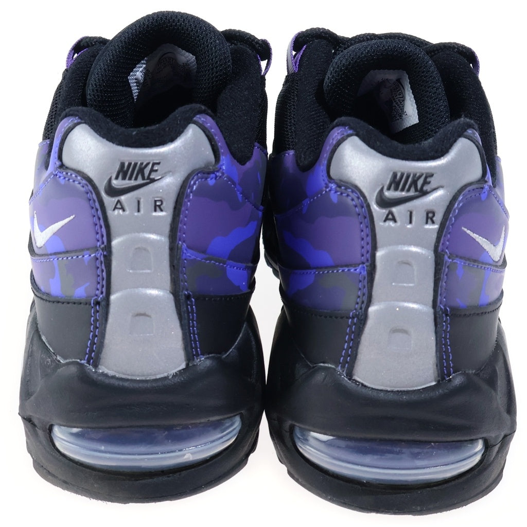 NIKE(ナイキ) AIR MAX 95 Court Purple Camo エアマックス コートパープルカモ ローカットスニーカー ブラック/パープル US10.5/28.5cm HQ1973-500