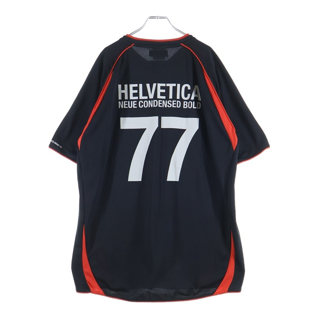 VETEMENTS(ヴェトモン) 26SS FOOTBALL JERSEY 半袖Tシャツ カットソー ブラック/レッド