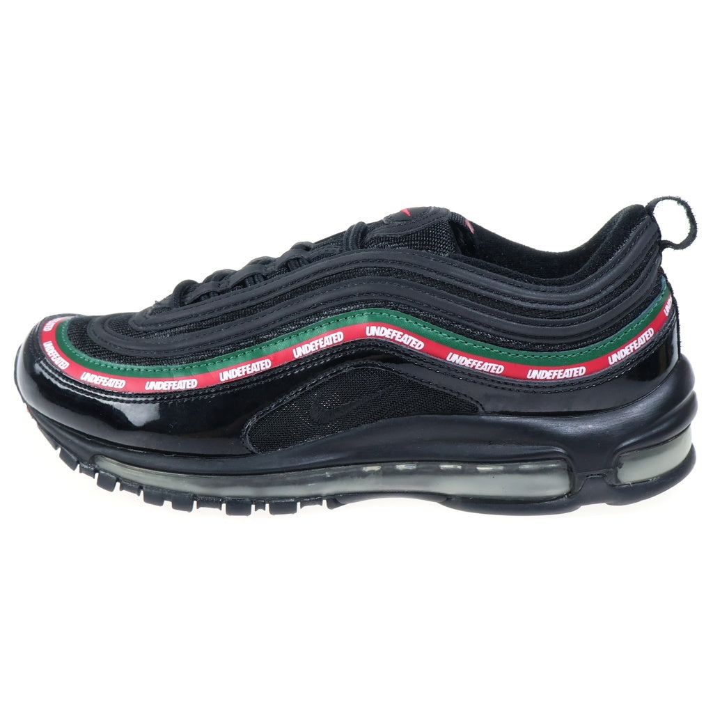 NIKE(ナイキ) ×UNDEFEATED AIR MAX 97×アンディフィーテッド エアマックス97 ローカットスニーカー ブラック US8/26cm AJ1986-001
