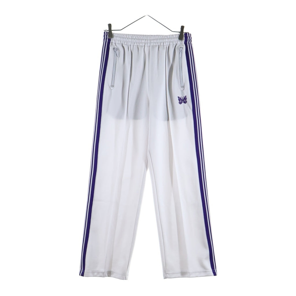 Needles(ニードルス) STUDIOUS別注 Narrow Track Pants Poly Smooth トラックパンツ ホワイト/パープル LQ388