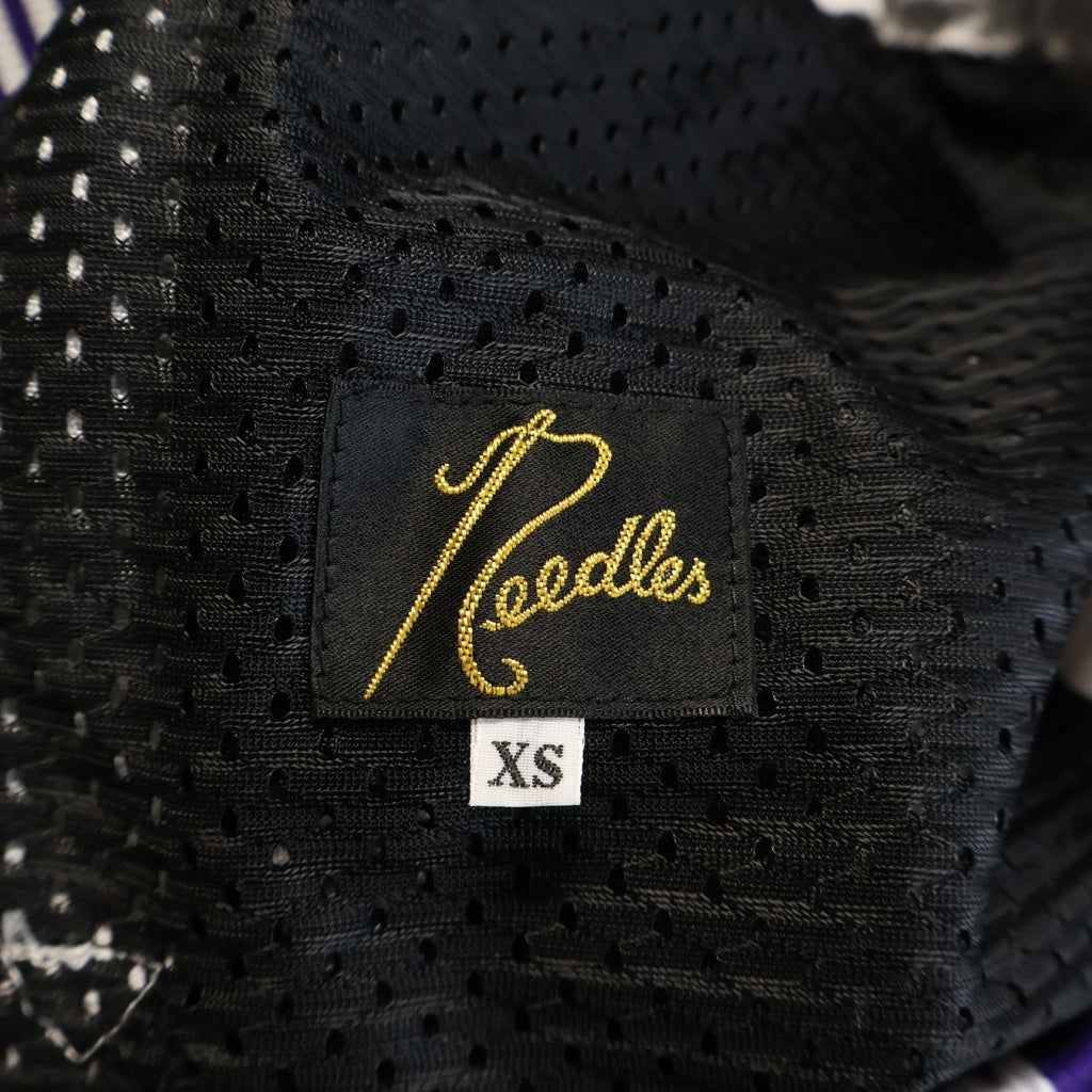 Needles(ニードルス) STUDIOUS別注 Narrow Track Pants Poly Smooth トラックパンツ ホワイト/パープル LQ388