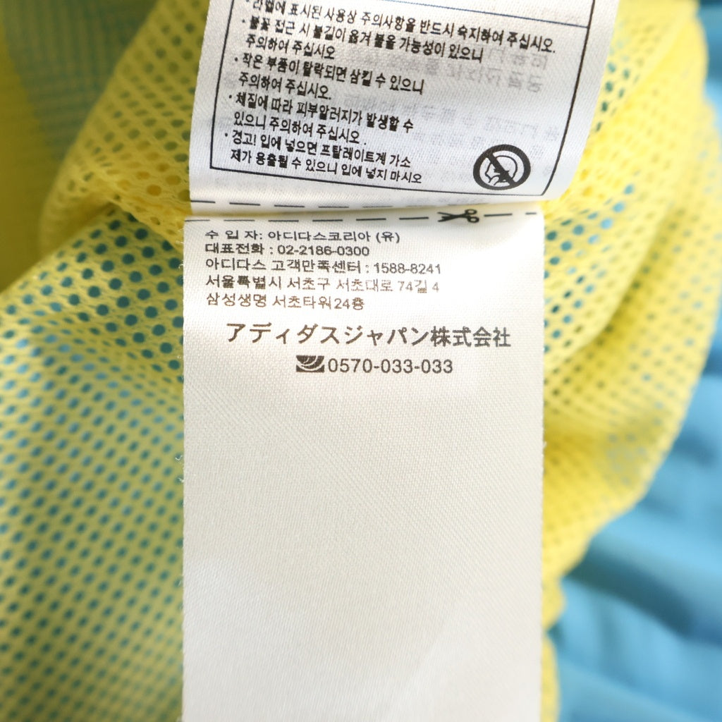adidas(アディダス) ×Human Made Windbreaker Jacket Aqua ×ヒューマンメイド ウィンドブレーカー アウター ブルー HA9997 2J0001