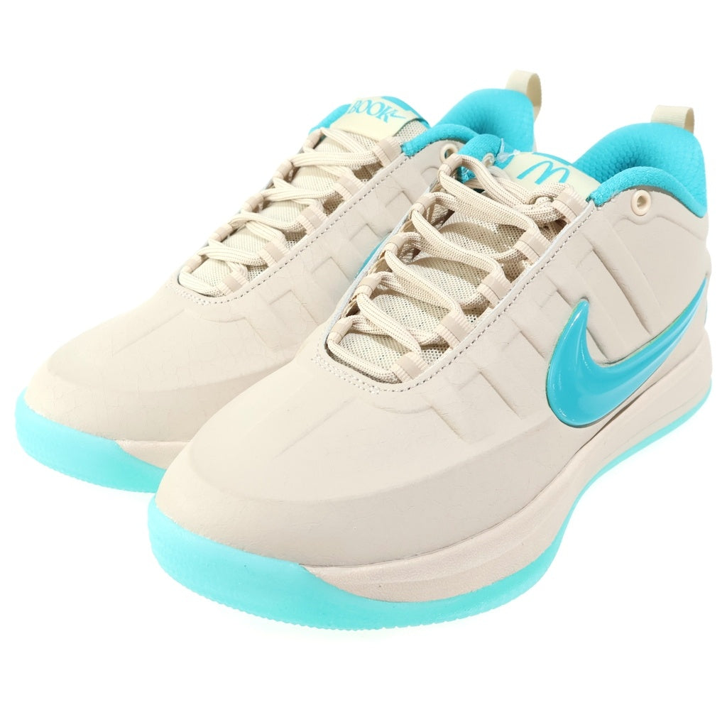 NIKE(ナイキ) ×MCDONALDS BOOK 2 マクドナルド ブックツー ローカットスニーカー ベージュ/ブルー US7.5cm 25.5cm IR6445-100