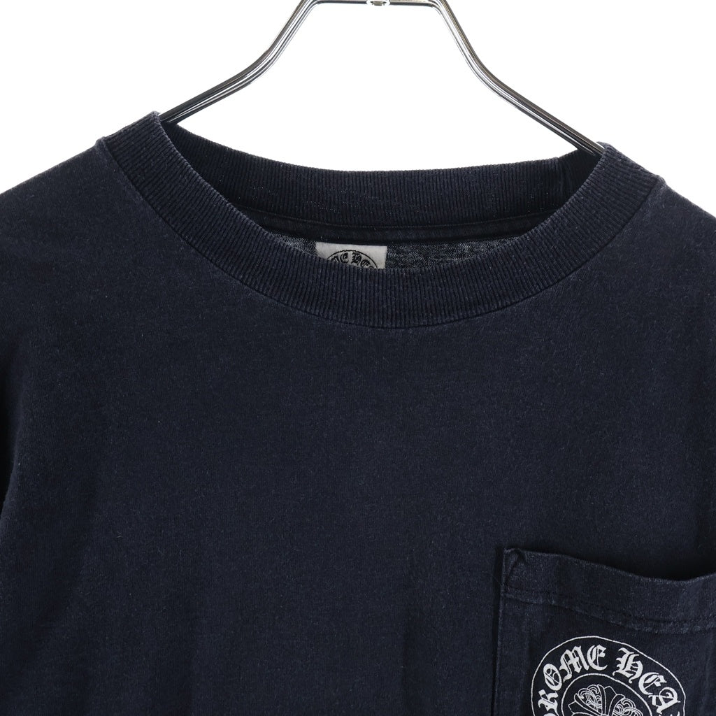 CHROME HEARTS(クロムハーツ) OLD S/S オールド バックセメタリークロスプリント 長袖Tシャツカットソー ブラック