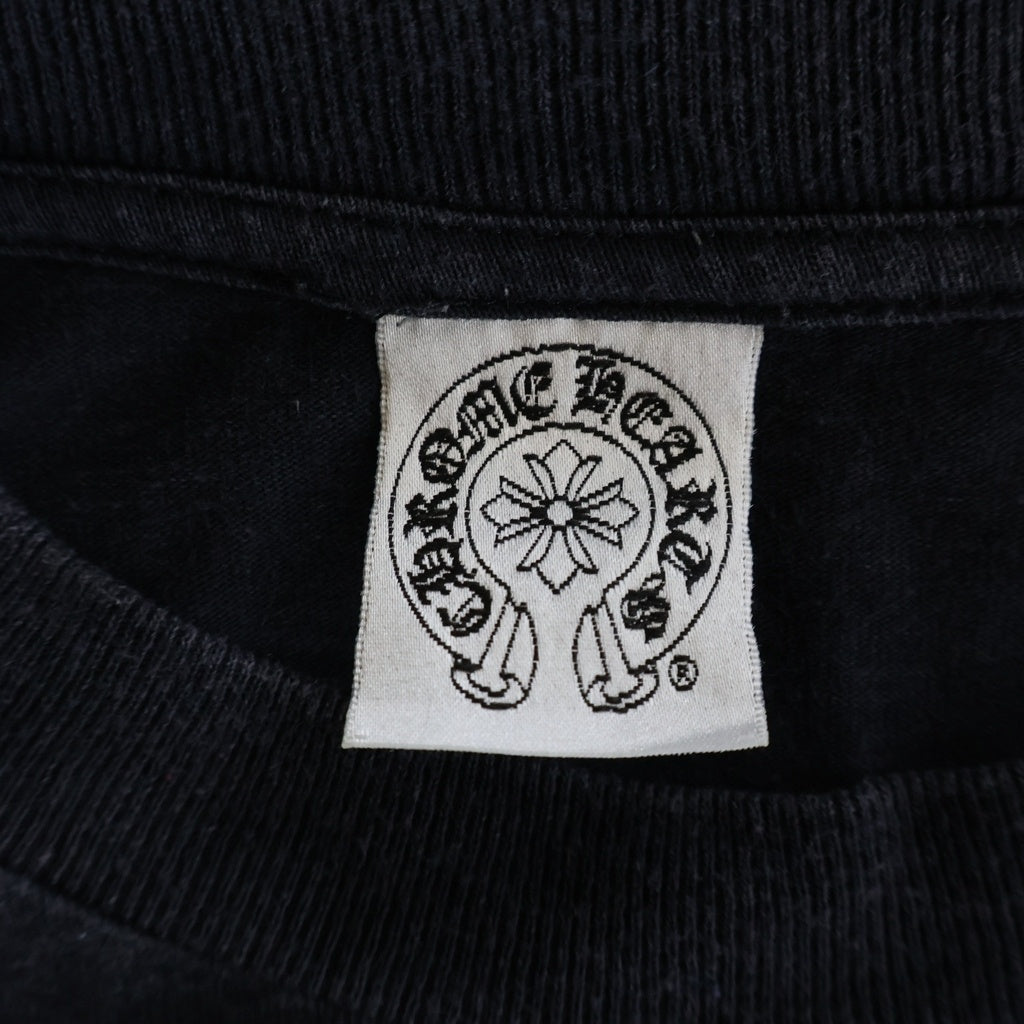 CHROME HEARTS(クロムハーツ) OLD S/S オールド バックセメタリークロスプリント 長袖Tシャツカットソー ブラック