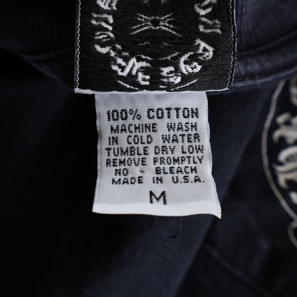 CHROME HEARTS(クロムハーツ) OLD S/S オールド バックセメタリークロスプリント 長袖Tシャツカットソー ブラック