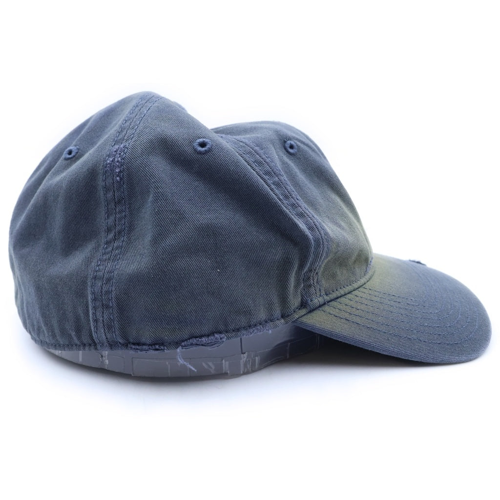 KITH(キス) WASHED LS CAP ウォッシュド ダメージ加工 ベースボールキャップ 帽子 ネイビー 26-095-060-0022-2-0