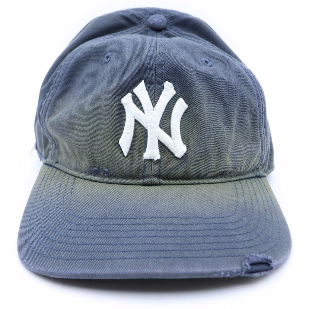 KITH(キス) WASHED LS CAP ウォッシュド ダメージ加工 ベースボールキャップ 帽子 ネイビー 26-095-060-0022-2-0