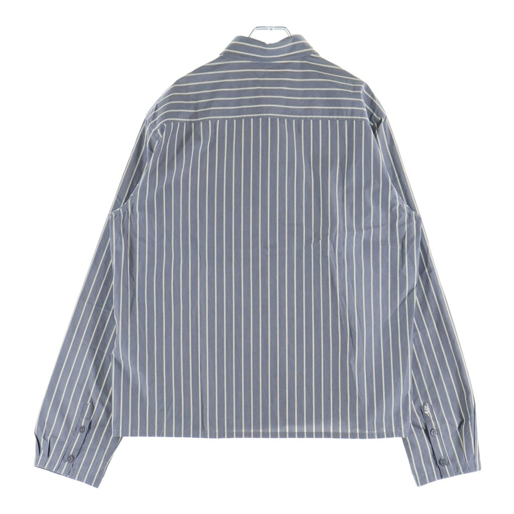 KITH(キス) フライフロント ストライプ柄 長袖シャツ グレー 26-050-060-0017-3-0
