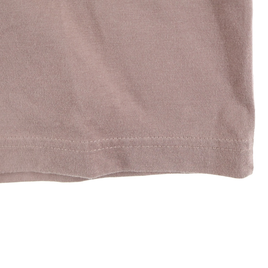 KITH(キス) エンブロイダリーロゴデザイン クルーネック カットソー ボーダー 半袖Tシャツ レッド 26-071-060-0024-2-0