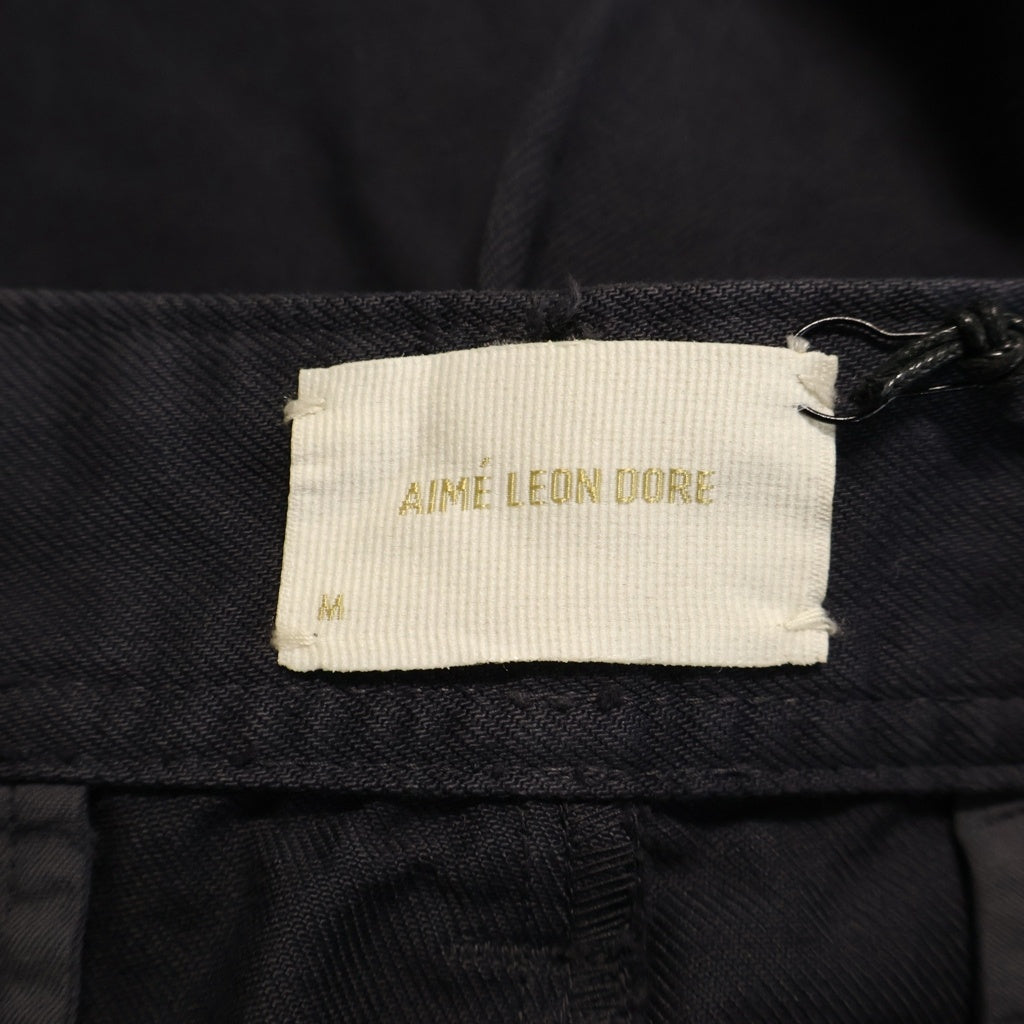 Aim? Leon Dore(エメレオンドレ) マルチポケット ジップアップ コットンパンツ パープル