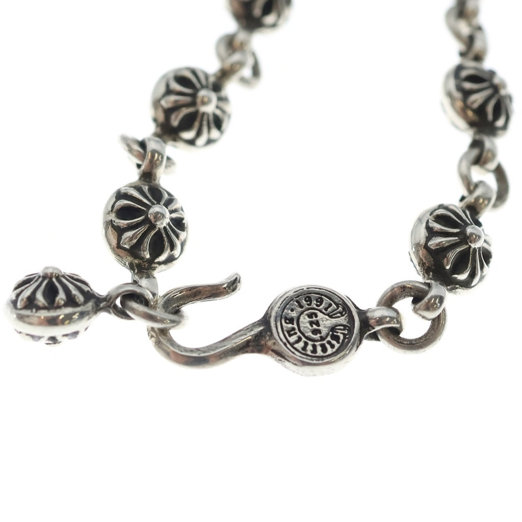 CHROME HEARTS(クロムハーツ) #2 CRSBL CHN SML CH CRS クロスボールチェーン スモールCHクロス ネックレス シルバー