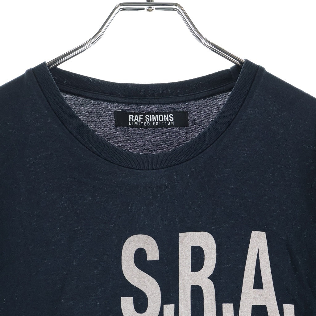 RAF SIMONS(ラフシモンズ) 10SS S.R.A. vs OCEAN MOVERS 半袖Tシャツ カットソー ブラック