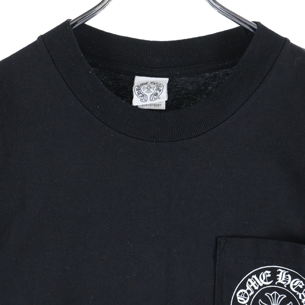 CHROME HEARTS(クロムハーツ) OLD S/S TEE ロサンゼルス限定 スクロールラベル 半袖Tシャツ カットソー ブラック