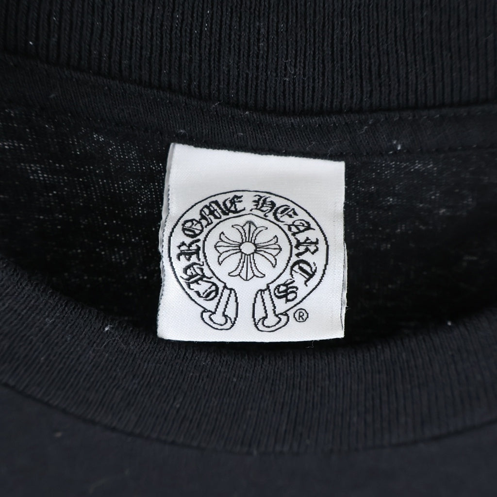 CHROME HEARTS(クロムハーツ) OLD S/S TEE ロサンゼルス限定 スクロールラベル 半袖Tシャツ カットソー ブラック