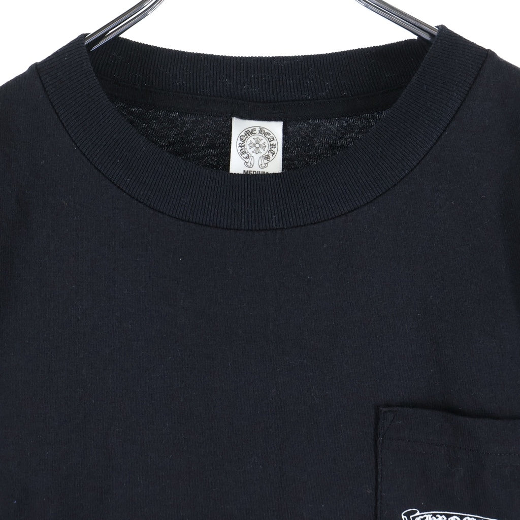 CHROME HEARTS(クロムハーツ) CH S/S TEE バックアーチロゴプリント コットン半袖Tシャツ カットソー ブラック