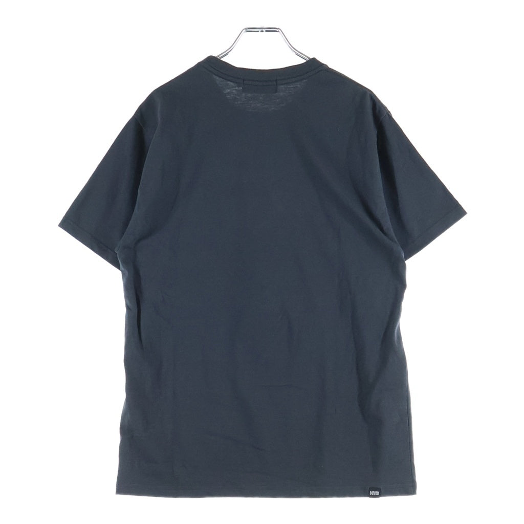 HYSTERIC GLAMOUR(ヒステリックグラマー) LETS GO CRAZY レッツ ゴー クレイジー クルーネック カットソー 半袖Tシャツ ブラック 02251CT22