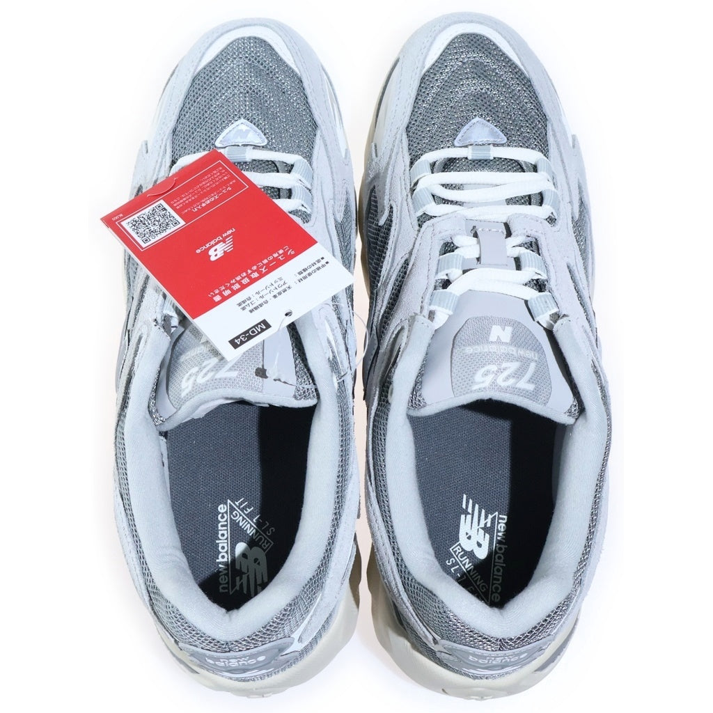 New Balance(ニューバランス) メッシュ ローカットスニーカー グレー US9.5/27.5cm ML725AA