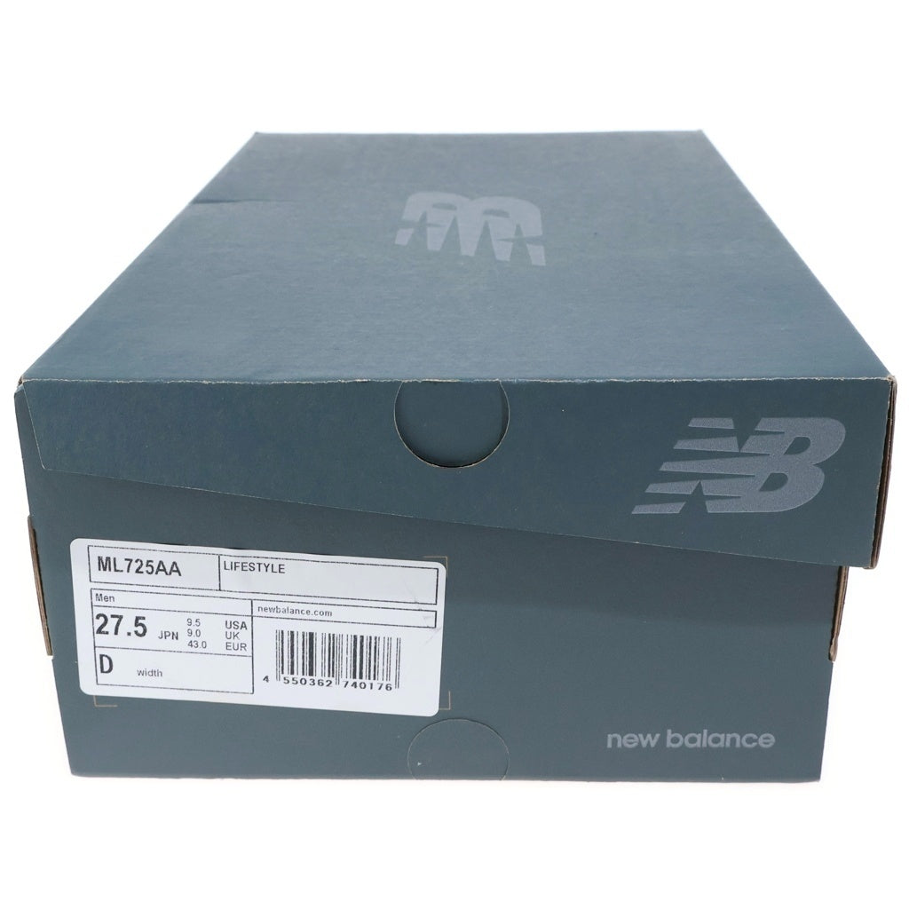 New Balance(ニューバランス) メッシュ ローカットスニーカー グレー US9.5/27.5cm ML725AA