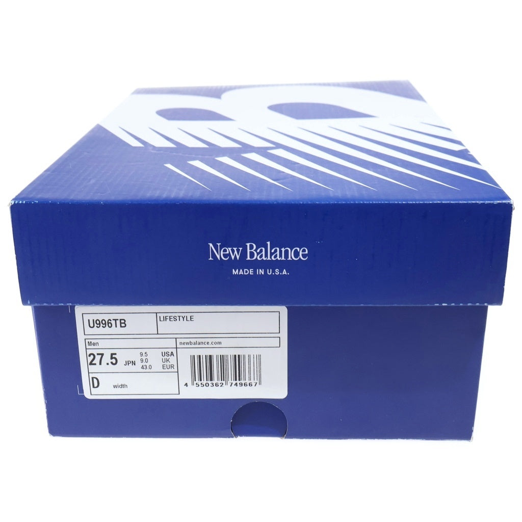 New Balance(ニューバランス) スエード ローカットスニーカー ネイビー US9.5/27.5cm U996TB