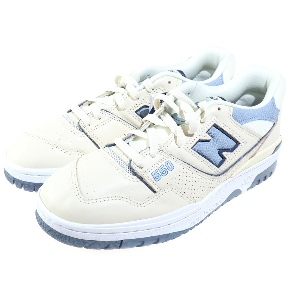 New Balance(ニューバランス) ローカットスニーカー US9.5/27.5cm ホワイト/ブルー BB550PLA