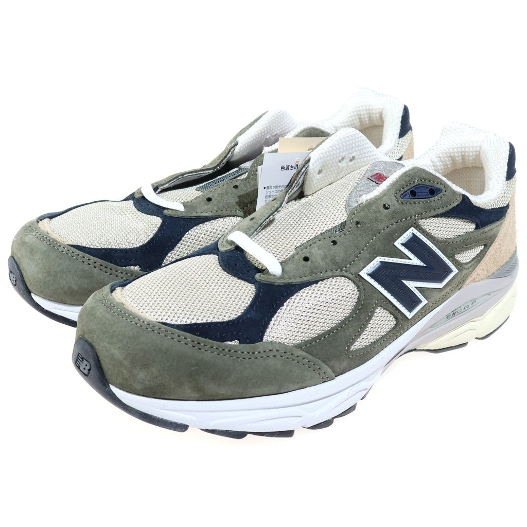 New Balance(ニューバランス) スエード ローカットスニーカー カーキ US9.5/27.5cm M990TO3