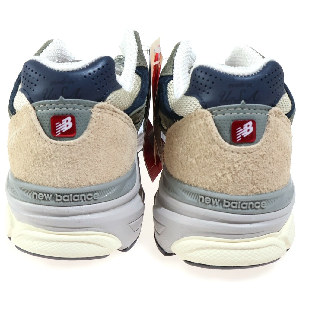 New Balance(ニューバランス) スエード ローカットスニーカー カーキ US9.5/27.5cm M990TO3