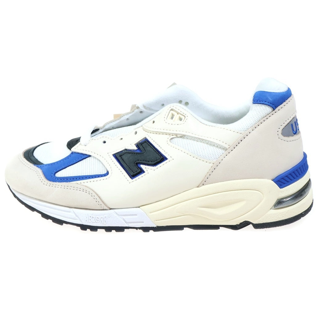New Balance(ニューバランス) White/Navy ローカットスニーカー ブルー/ホワイト M990WB2