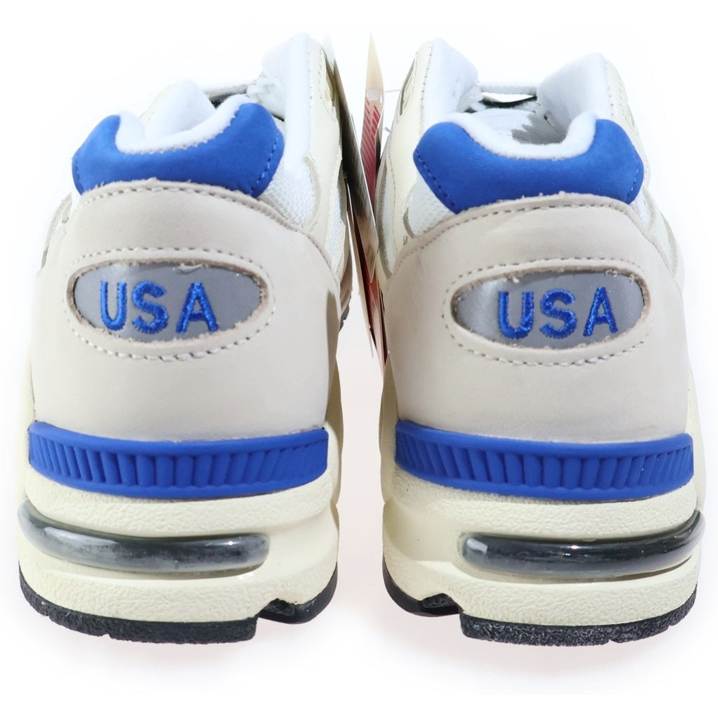 New Balance(ニューバランス) White/Navy ローカットスニーカー ブルー/ホワイト M990WB2