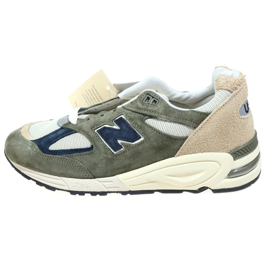 New Balance(ニューバランス) スエード ローカットスニーカー カーキ US9.5/27.5cm M990GB2