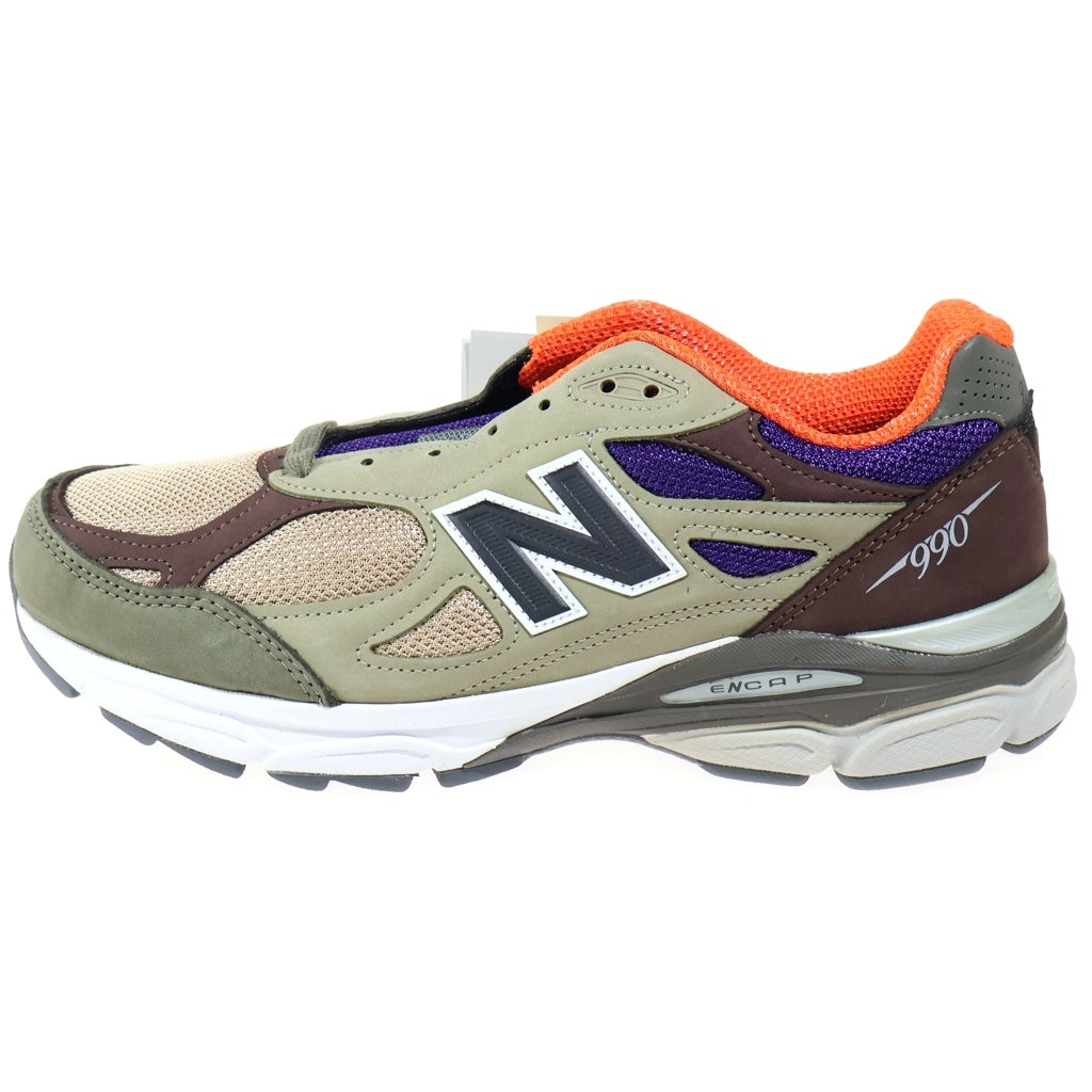New Balance(ニューバランス) スエード ローカットスニーカー ブラウン US9.5/27.5cm M990BT3