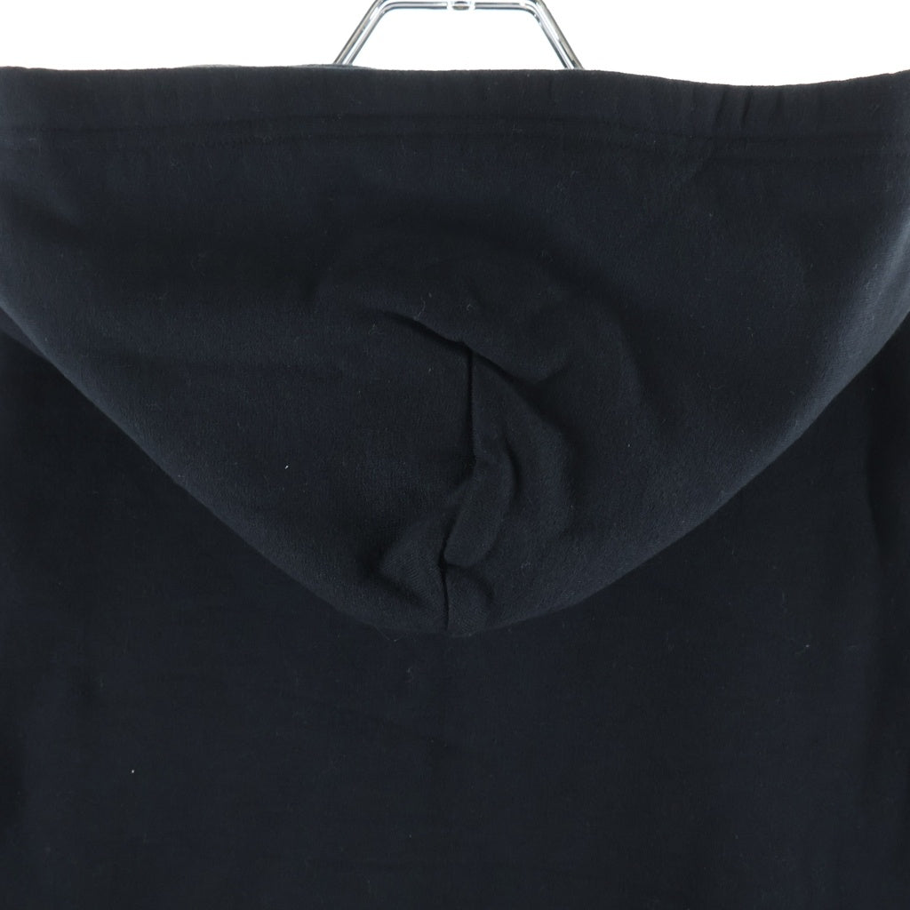 CHROME HEARTS(クロムハーツ) VERTICAL LOGO SWTSHRT HD ZIP バーティカルロゴ 袖英字プリント ダガージップパーカー フーディー ブラック