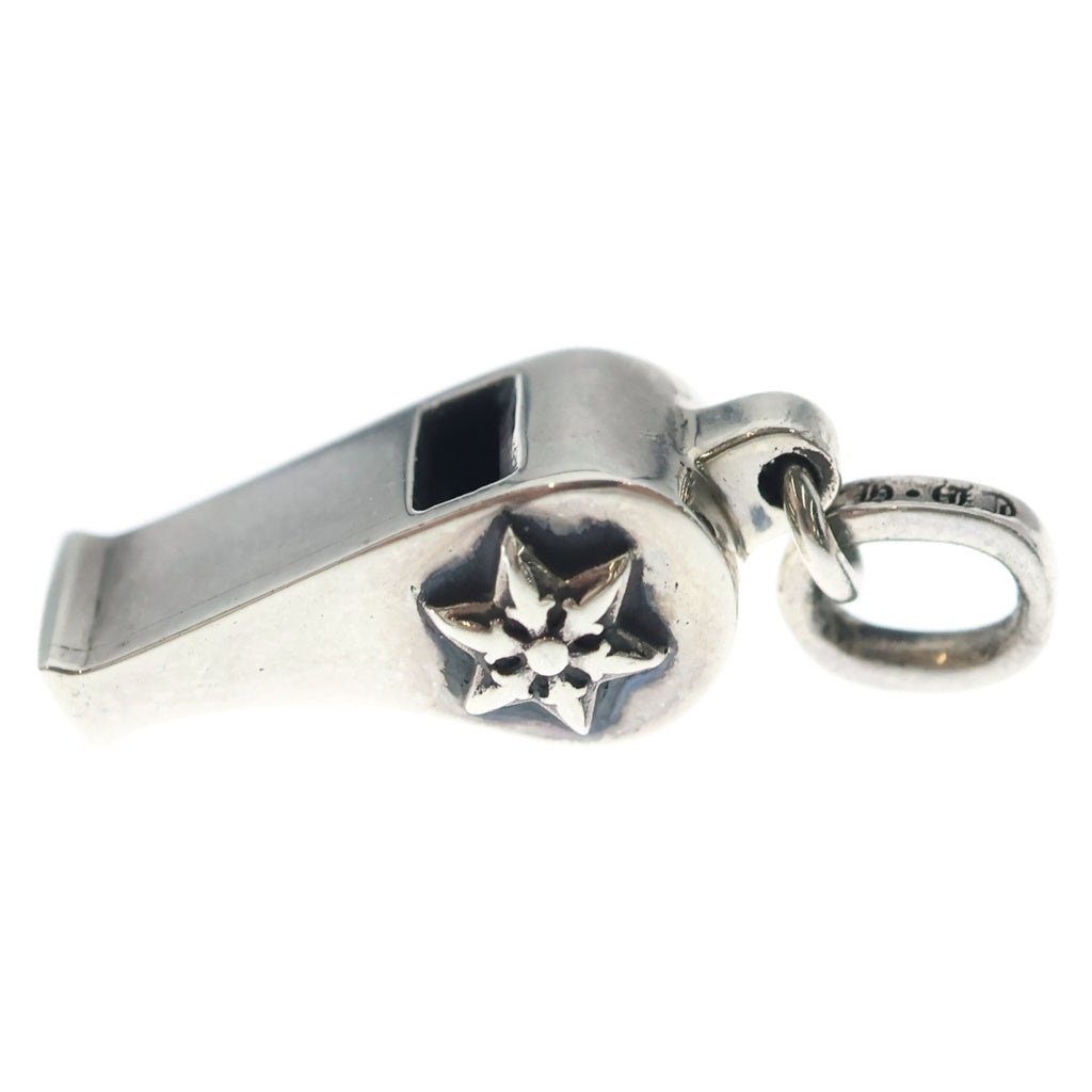 CHROME HEARTS(クロムハーツ) WHISTLE TNY PLS タイニー ホイッスル スターチャーム シルバー