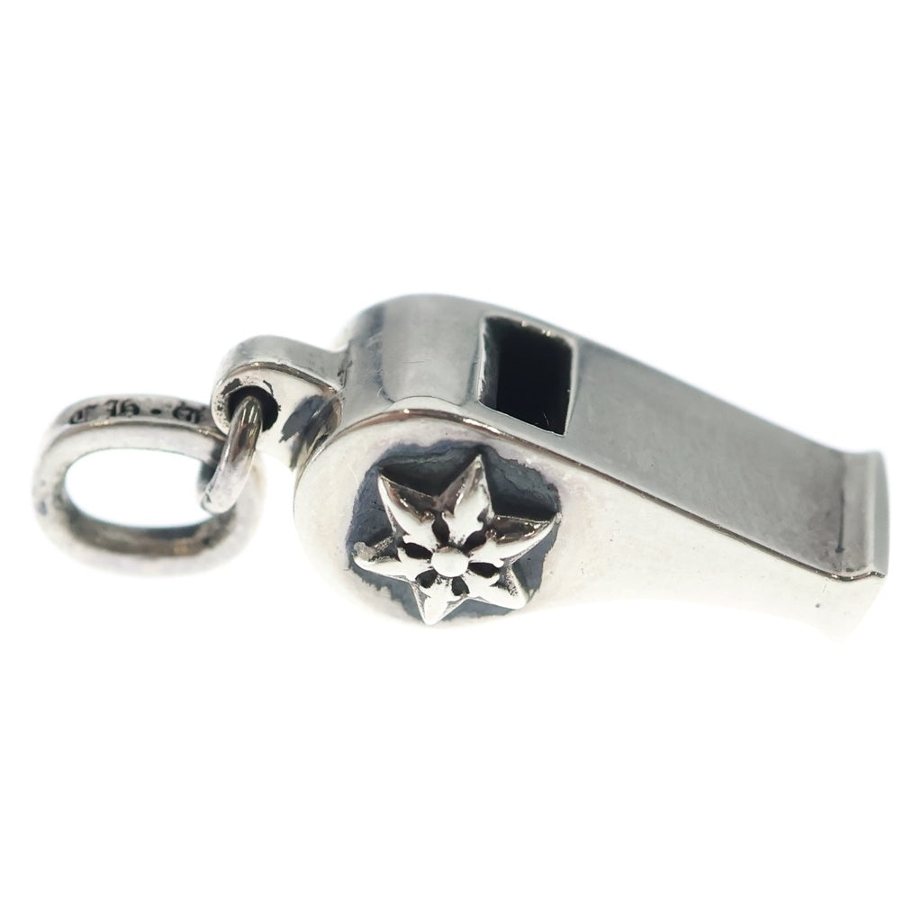 CHROME HEARTS(クロムハーツ) WHISTLE TNY PLS タイニー ホイッスル スターチャーム シルバー